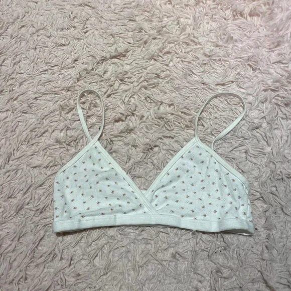 Brandy Melville kiera floral bralette - Picture 1 of 4